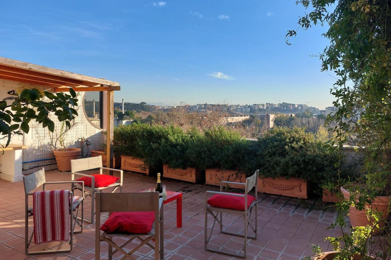 Beautiful Loft In Ponte Milvio With Terrace Appartement Rome Buitenkant foto